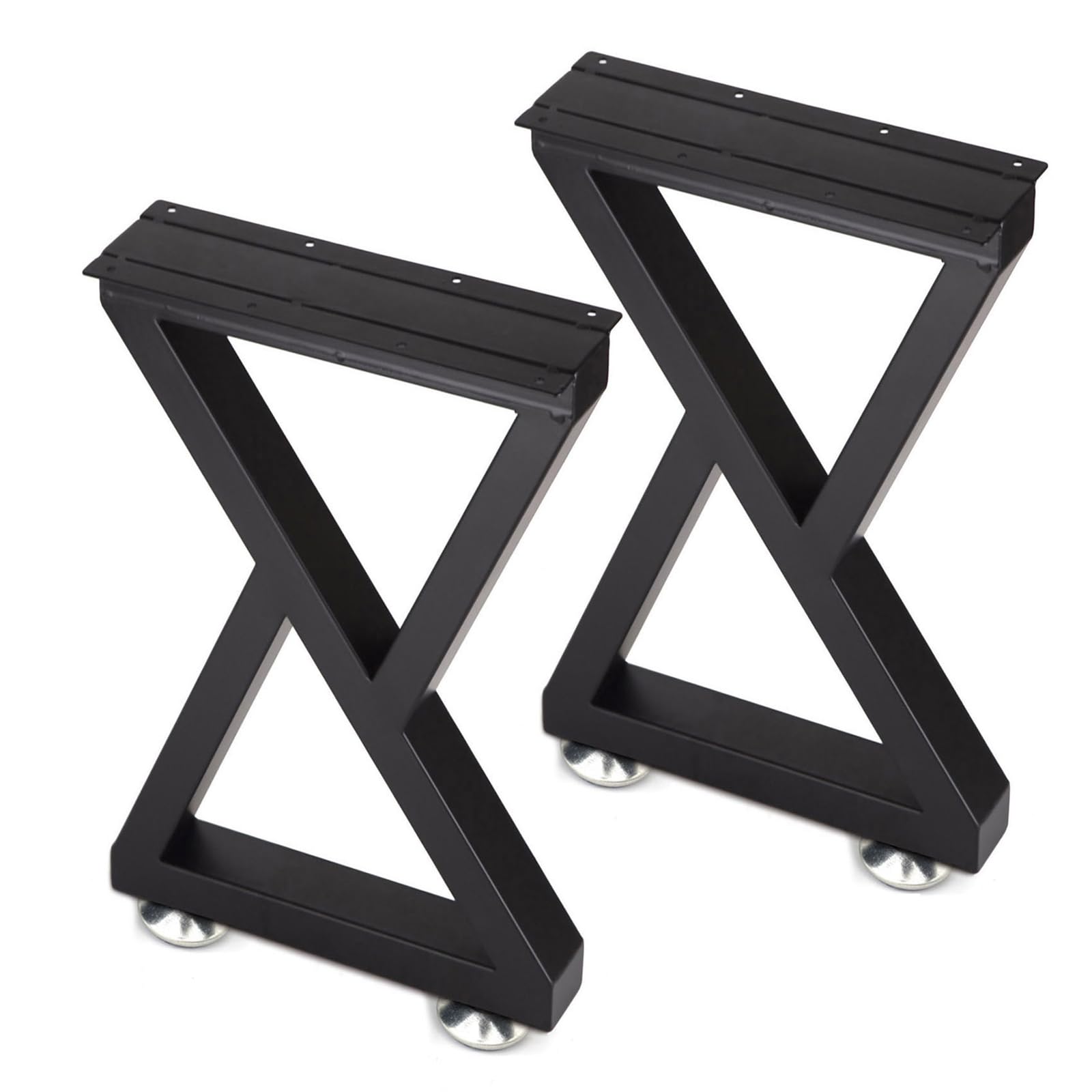 Photo 1 of Taelakeni 22 Inch Metal Coffee Table Legs Bench Legs, Double Triangle