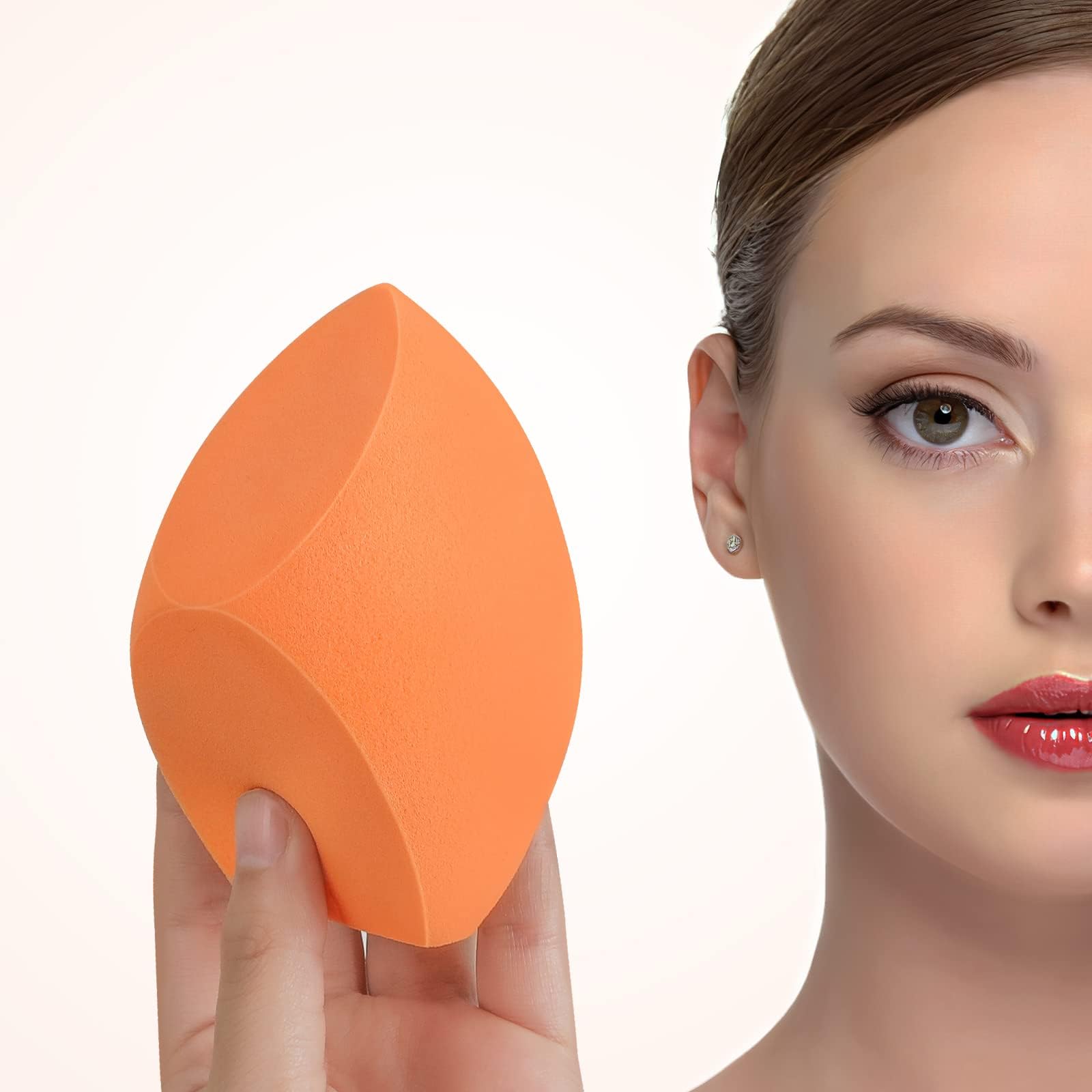 OtGalk XL EXTRA LARGE Make Up Beauty Sponges Blender-Product contains: 1x Extra Large(10 cm) and 1 Sponge Holder-for Dry & Wet Use for Face Body , Blush Cream, Liquid Foundation Powder Application