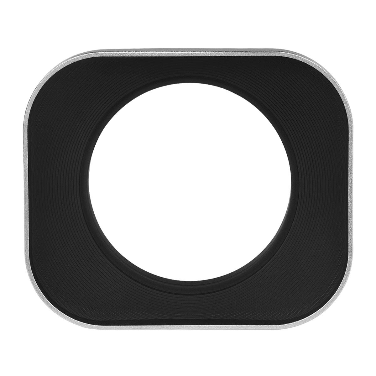 Haoge 46mm Metall Sonnenblende Rechteckig – Einschraubbar, Mit Kappe, Für Canon, Nikon, Sony & Mehr