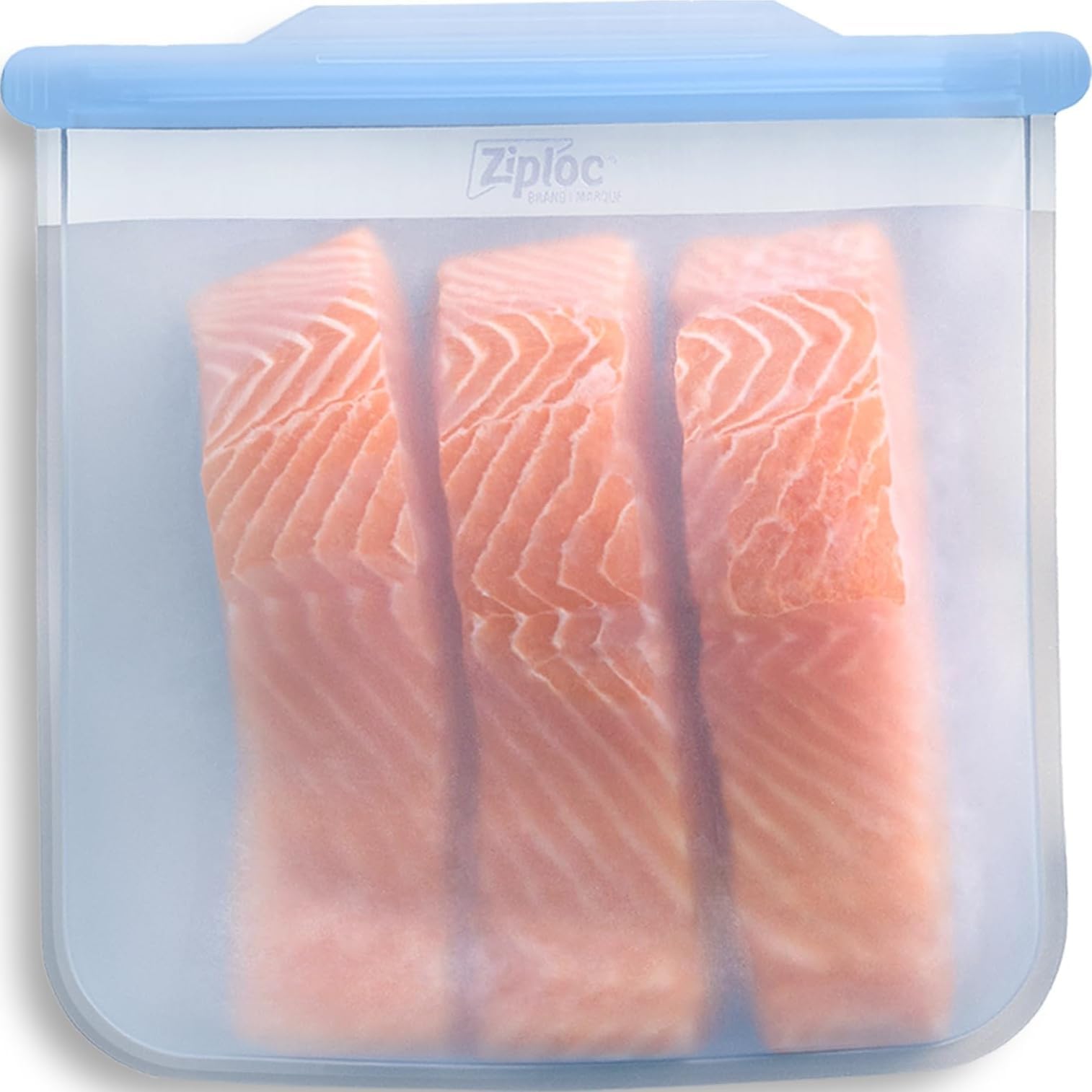 Endurables Large Pouch, 8 Cups, Reusable Silicone Bags and Food Storage Meal Prep Containers for Freezer, Oven, and Dishwasher Safe
