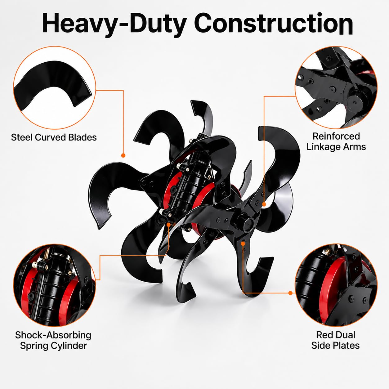 Cultivateur pour BRAST 5in1, Accessoire de binage et de désherbage