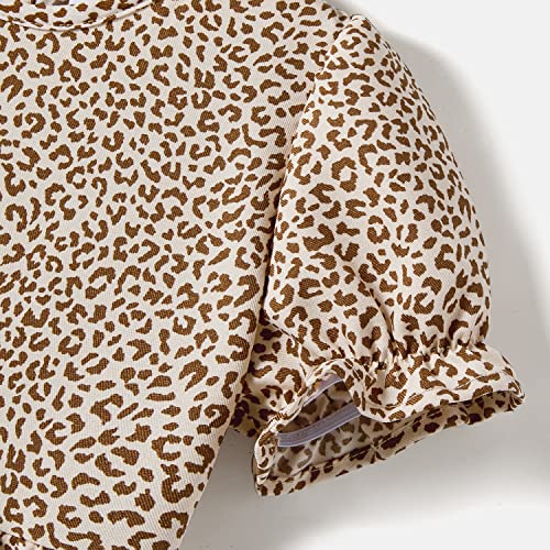 IFFEI Mommy and Me Dresses Summer Casual Boho Matching Outfits Ruffle Puff Sleeve High Waist Midi Beach Maxi Dress4