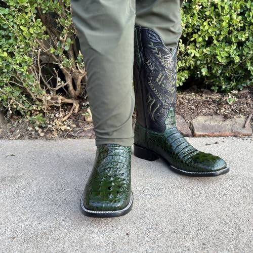 Image of Men's Alex Western Cowboy Boots Square Toe Pull On