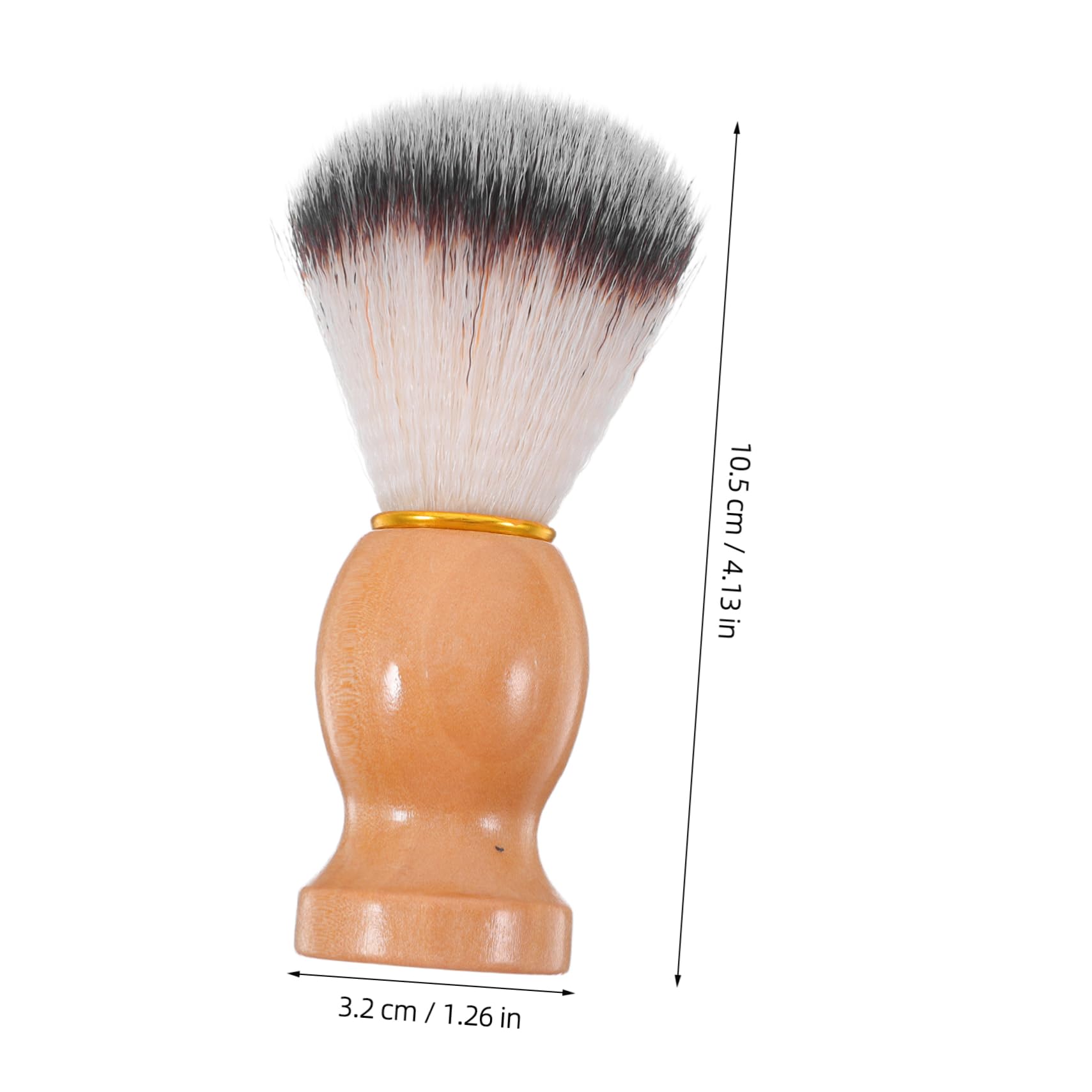 FRCOLOR Safety Razor Shaving Brush Men's Natural Bristle Wooden Handle Brush Set for Comfortable Wet Shaving
