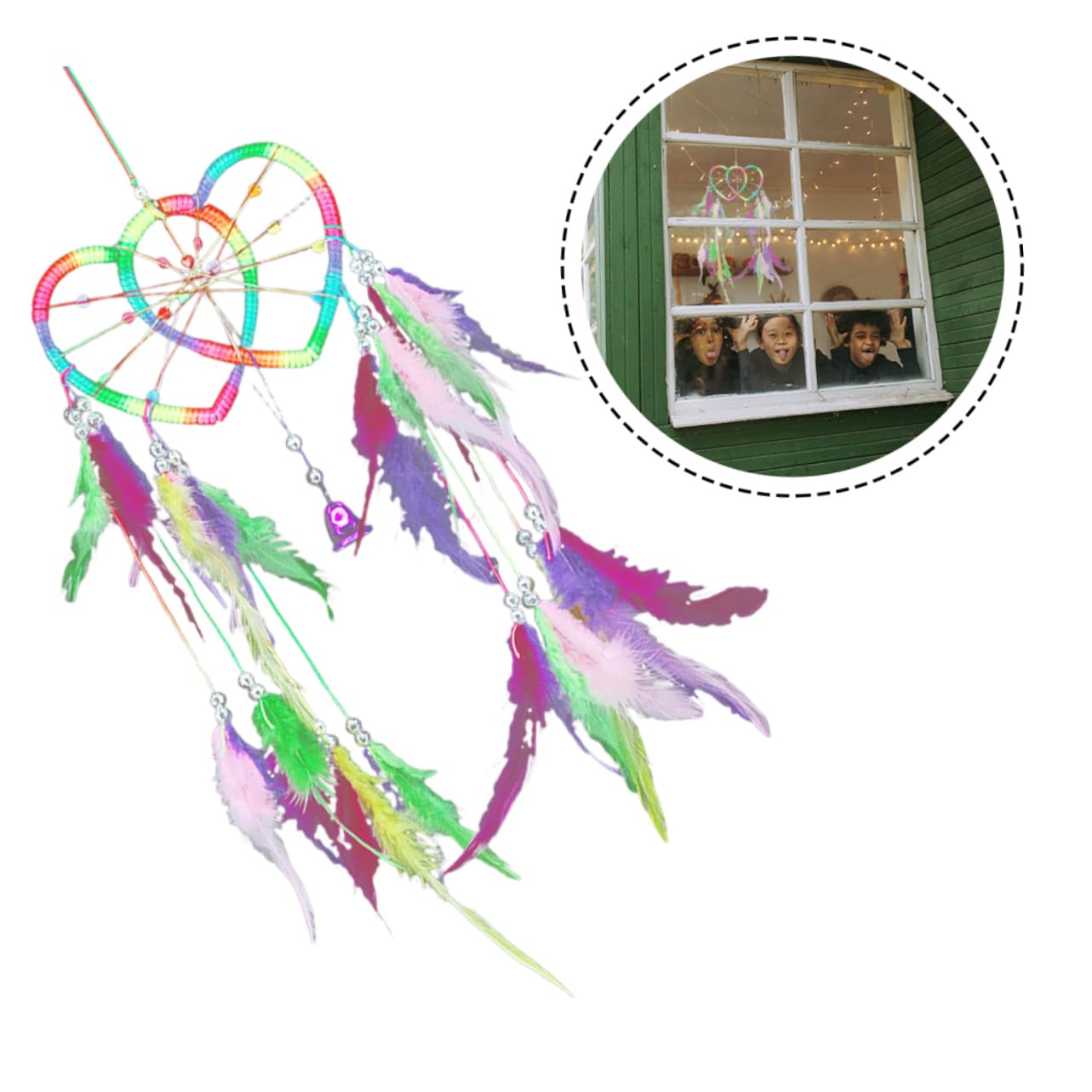 Garneck 3 Pezzi Decorazioni Per Il Basket Decorazioni A Mano Tappezzeria Finiture Acchiappasogni Per La Camera Letto Acchiappasogni Grandi Grandi Ornamenti