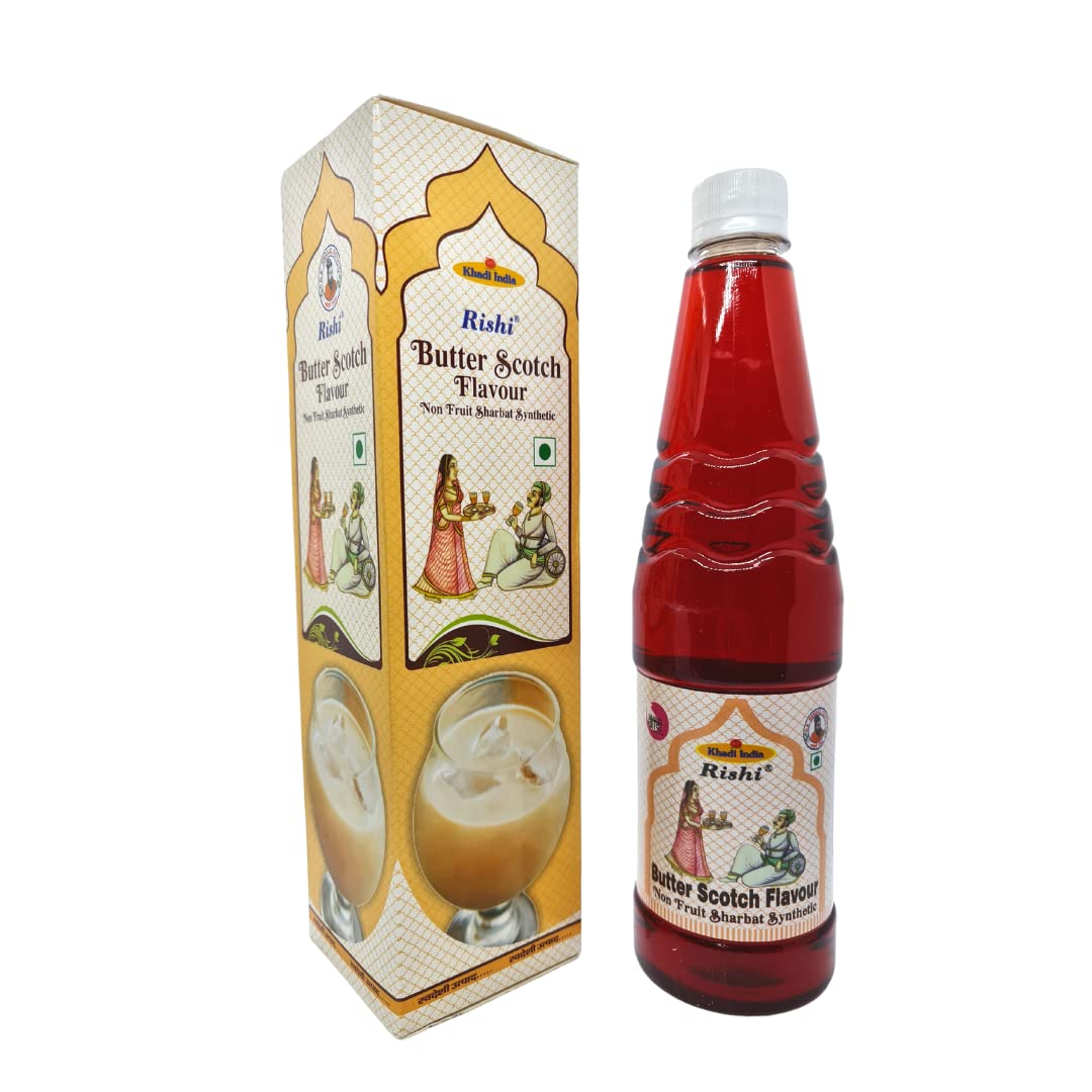 RISHI Butter Scotch NonFruit Sharbat Synthetic/Premium Butter Scotch
