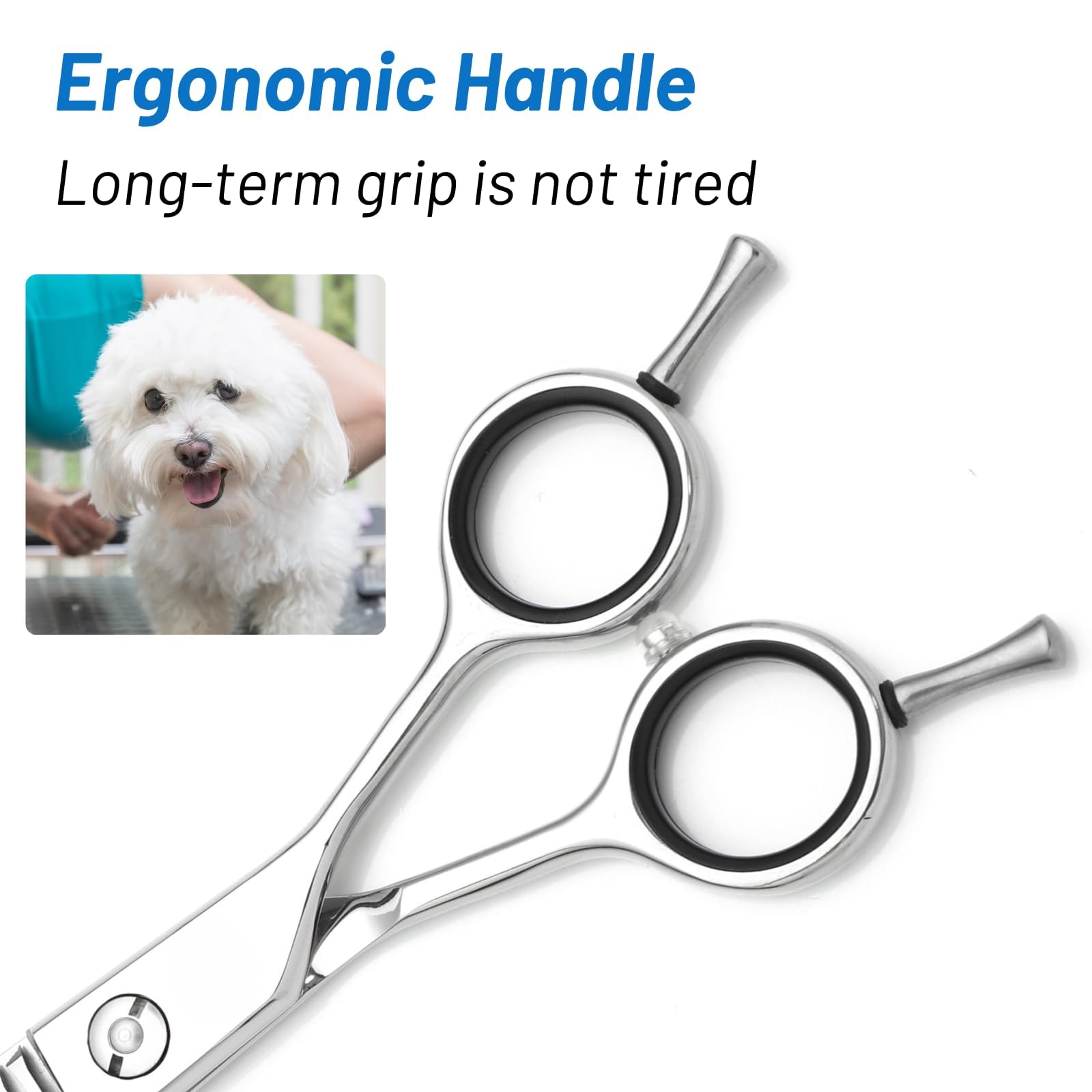 32 dents VG10 ciseaux pour chien en acier pour l'entretien, ciseaux de taille de 7 pouces pour animaux de compagnie, ciseaux amincissants à 30% pour chiens, chats et autres animaux de compagnie