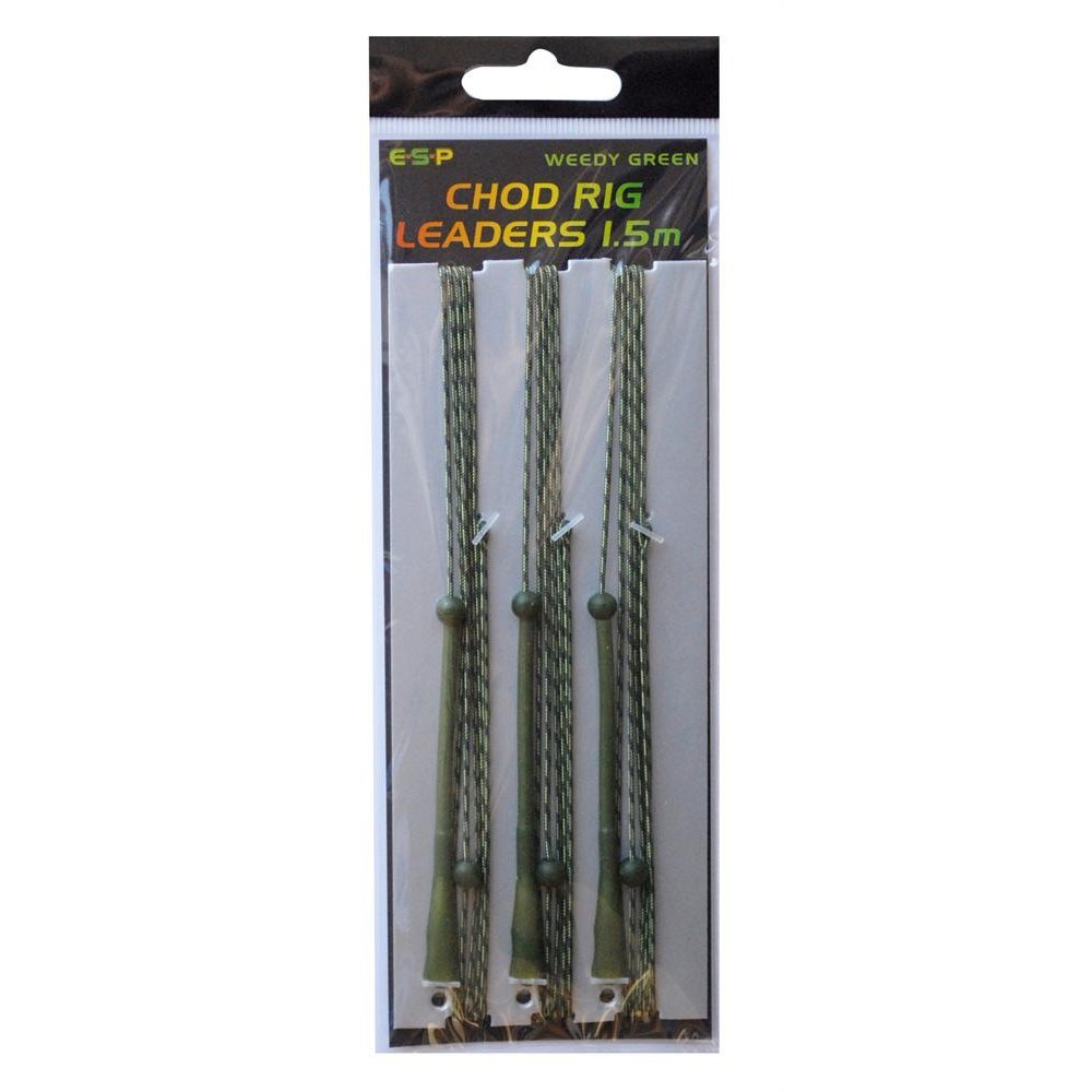 E.S.P Chod Rig Leaders 1M: Weedy Green