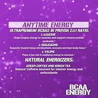 Vista 3 de EVL BCAAs Polvo de Aminoácidos - Polvo de Energía BCAA Pre Entrenamiento para Recuperación Muscular, Crecimiento Delgado y Resistencia - Bebida