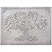 Handmade Copper Kitchen Backsplash Tiles, Celtic Tree of Life with Celtic Knot Border Kitchen Splashback, Decorative Backsplash Panel, Custom Stove Backsplash, Indoor Outdoor Wall Decor (Gray)