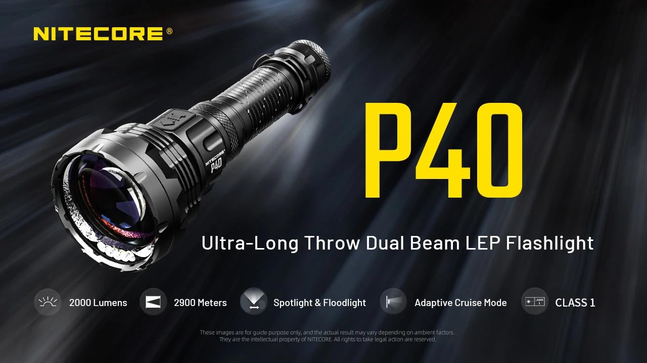 ライト・ランタン NITECORE P40 LEP Amazon.co.jp: Nitecore P40 長距離LEP懐中電灯 2000ルーメン ビーム