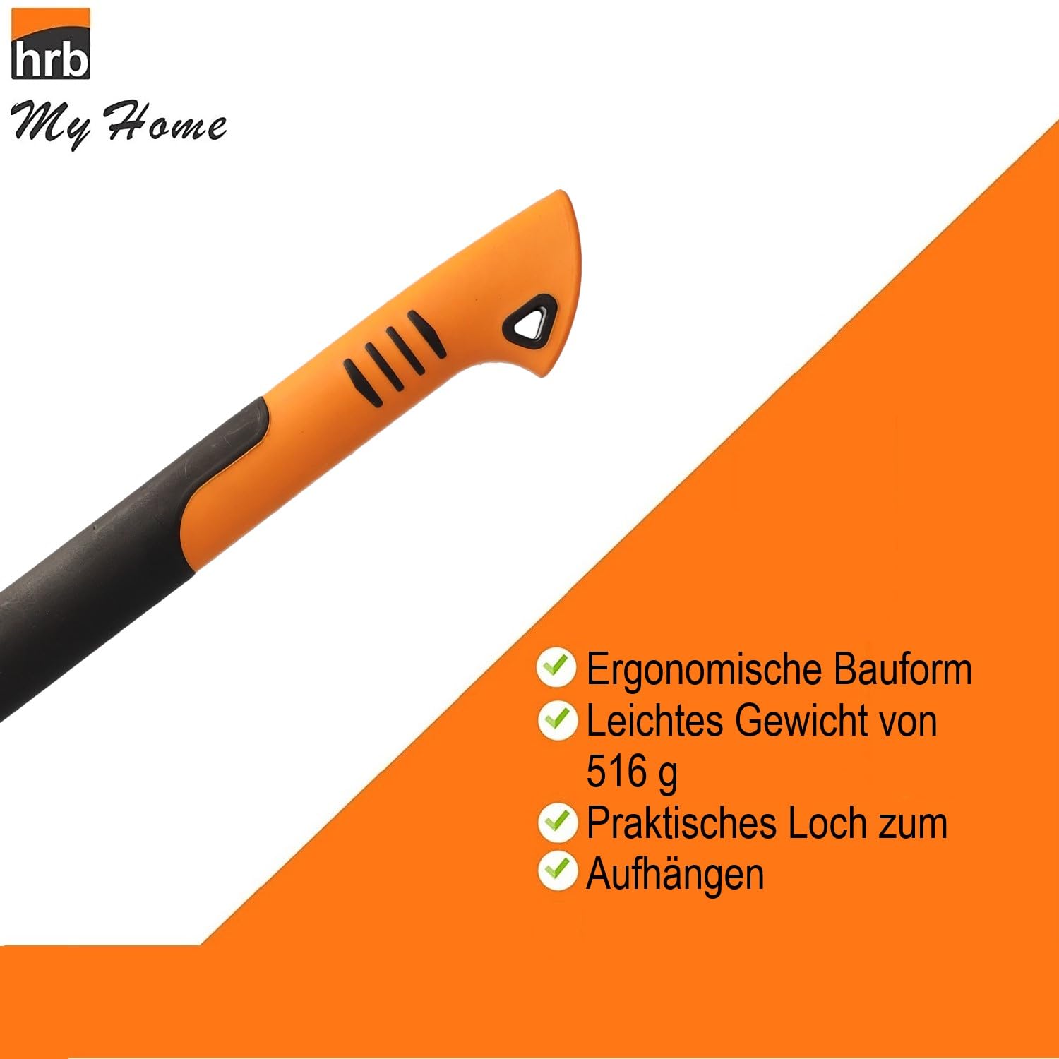 HRB Sappie Forst 37 cm mit ergonomischem Griff, Handsappie, Forst Werkzeug für effizientes Arbeiten im Wald, langlebige und robuste Holzzange für professionelle Anwendung
