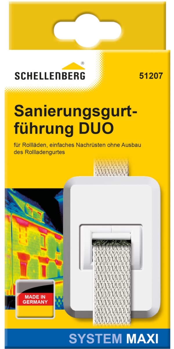 Schellenberg 51207 Duo Maxi Cleaning Belt Guide, White