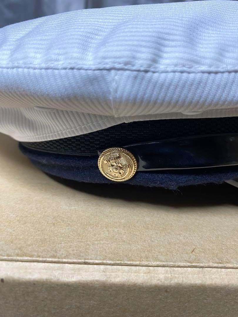 大日本帝国海軍 士官軍帽 制帽 56cm 複製品 大日本帝国海軍 士官軍帽