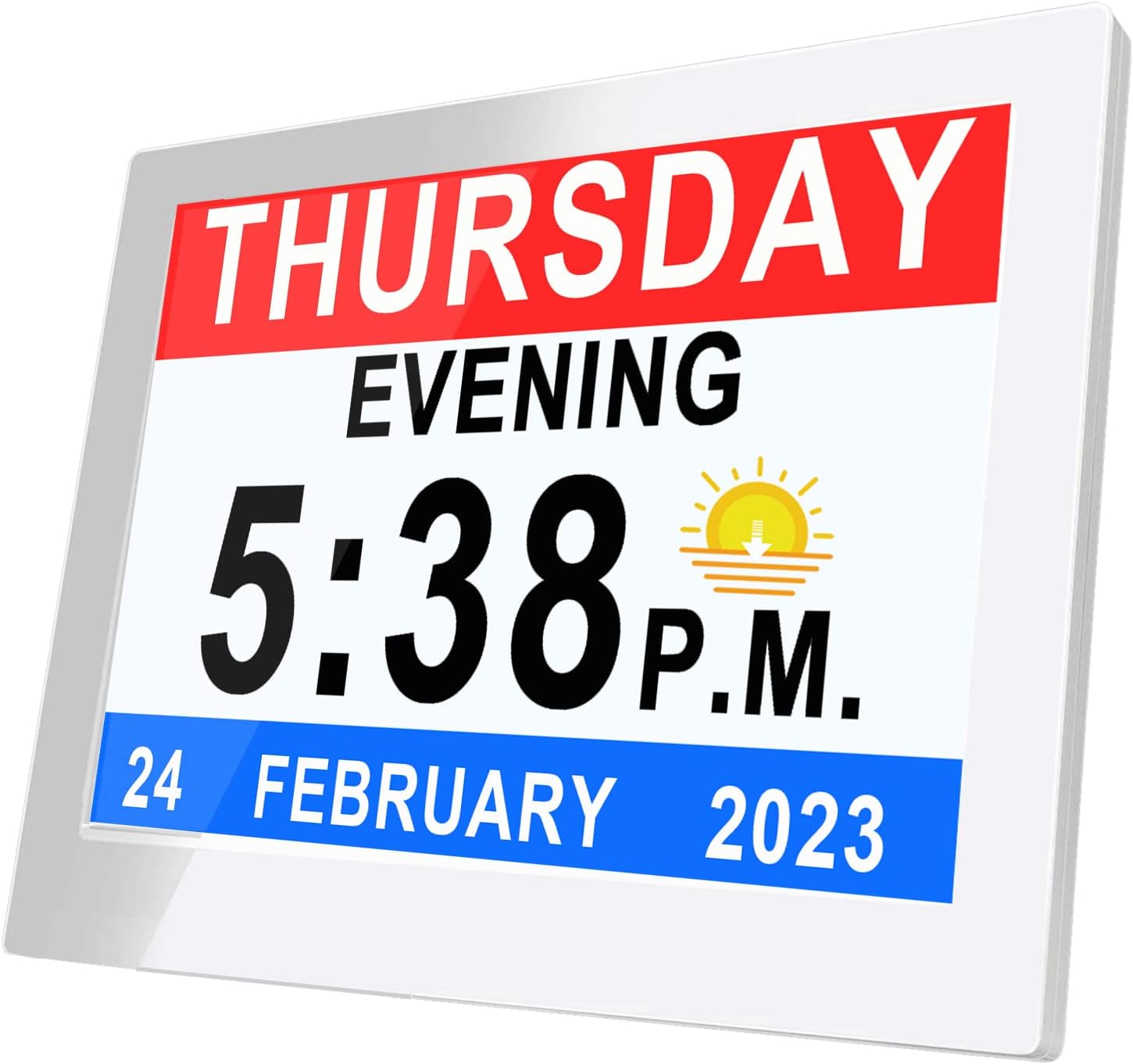 Véfaîî Newest 19 Alarms Day Clock,20 Custom Reminders and Remote