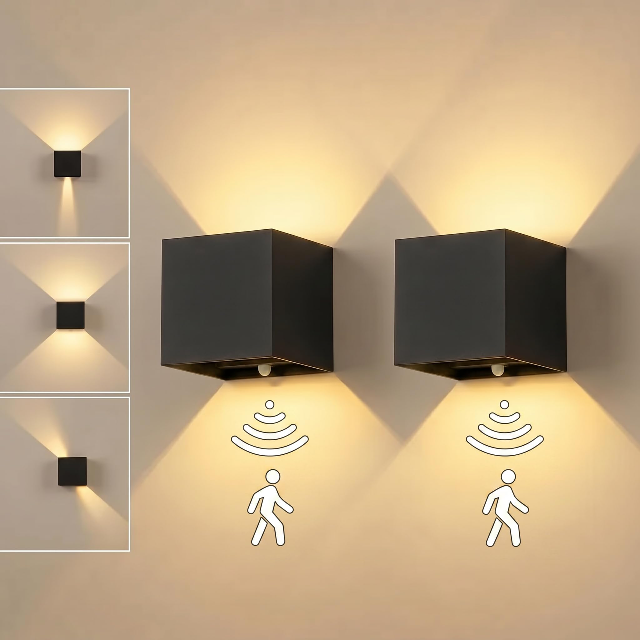 Amazon.co.jp : SURPALIG 電池式壁取り付け用燭台 2個セット 12W