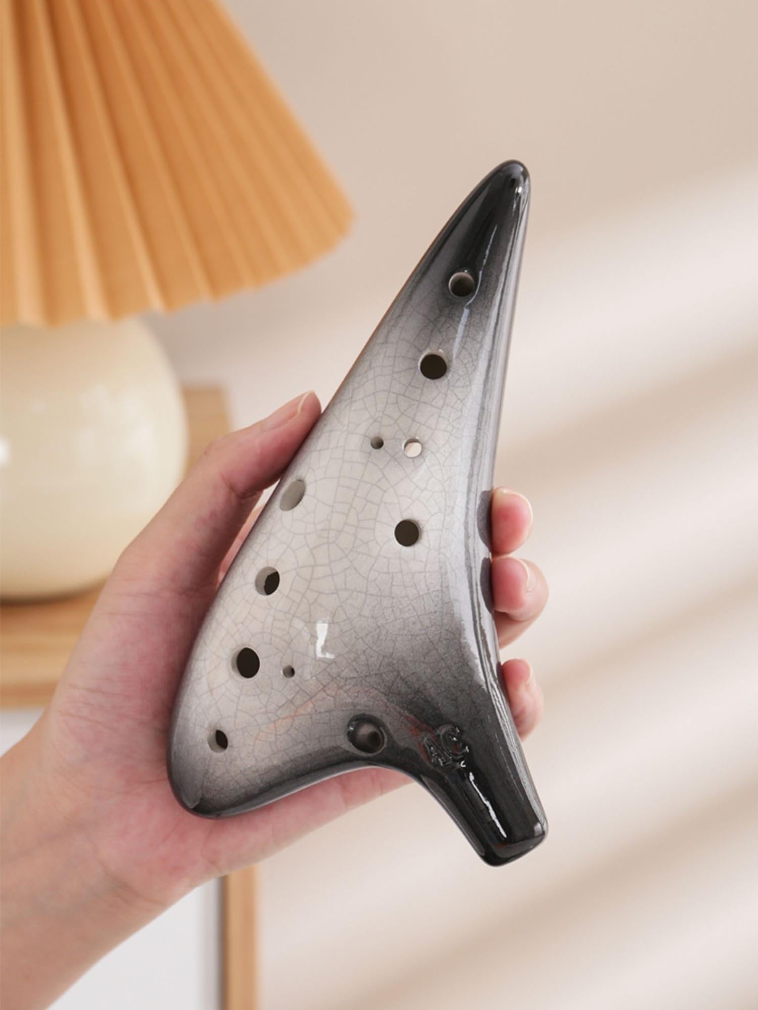 Ocarina Alto Strumento, Ocarina 12 fori Alto C Key Ceramica Gamma 13