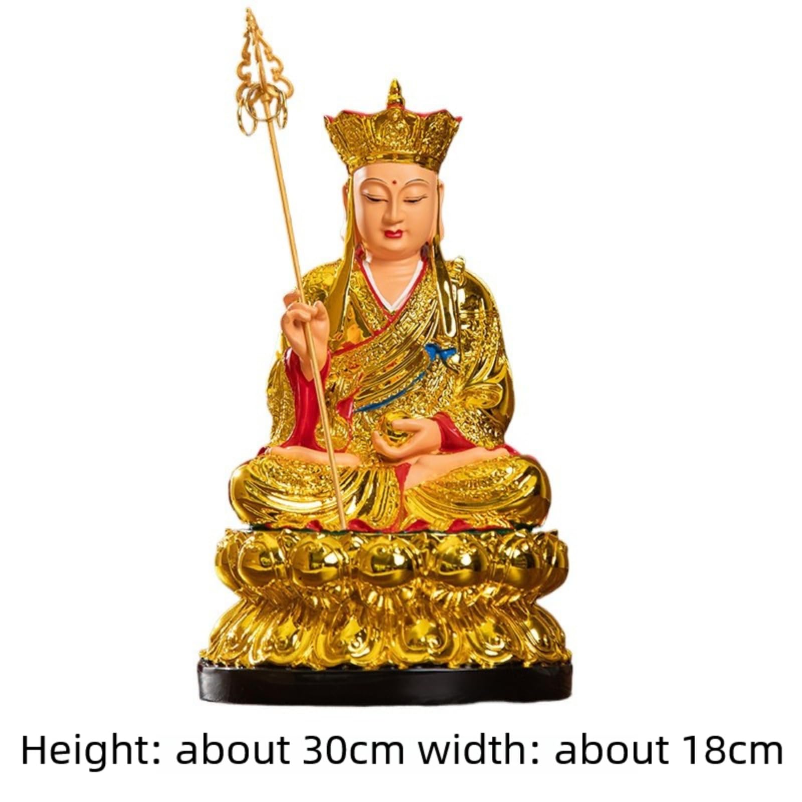 Ksitigarbha Bodhisattva - Estatua de Buda, 30 cm, adorno para sala de estar