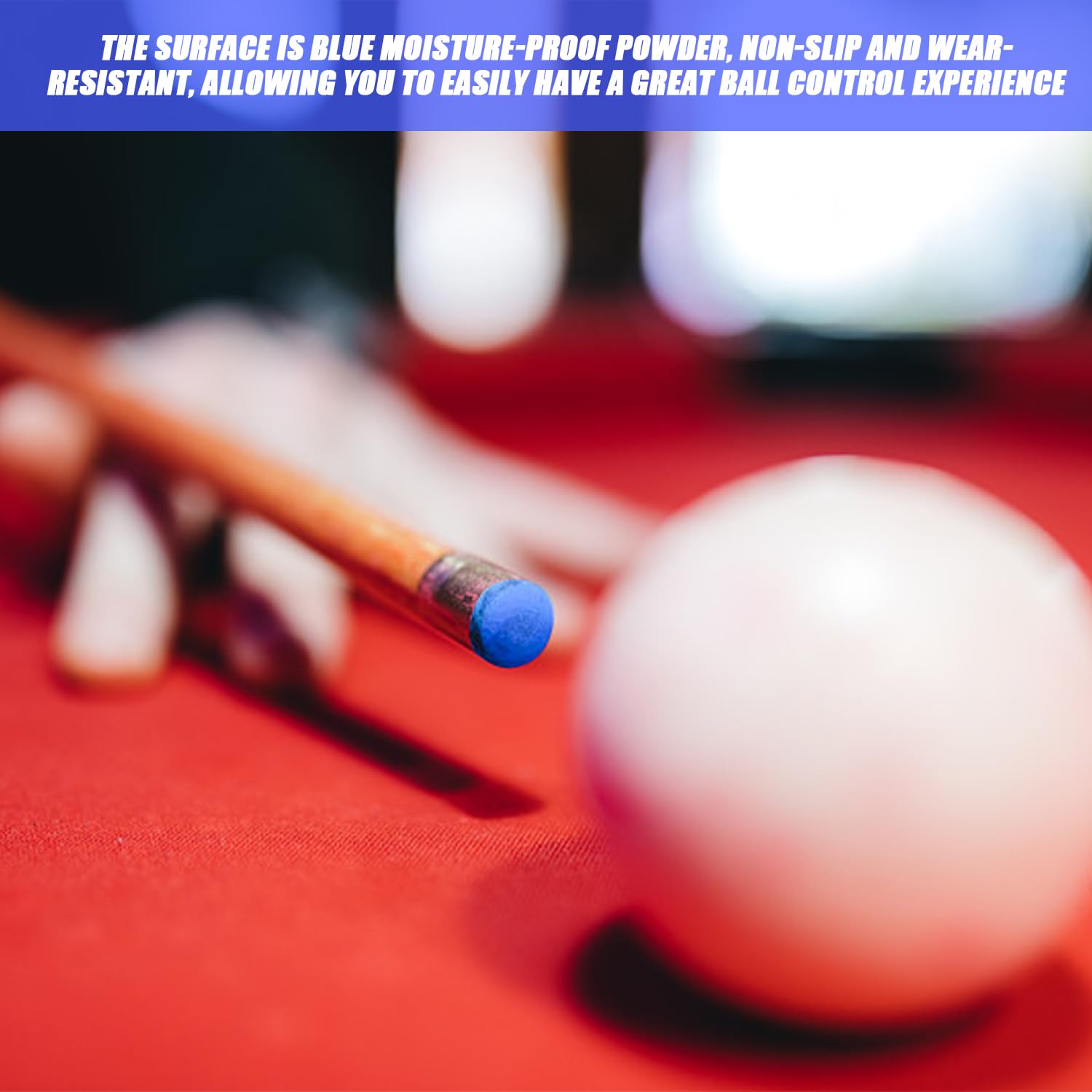 Punte Per Stecca Da Biliardo - 20 Pezzi In Cuoio Di Bufalo, 12x5 Mm - Foto 3