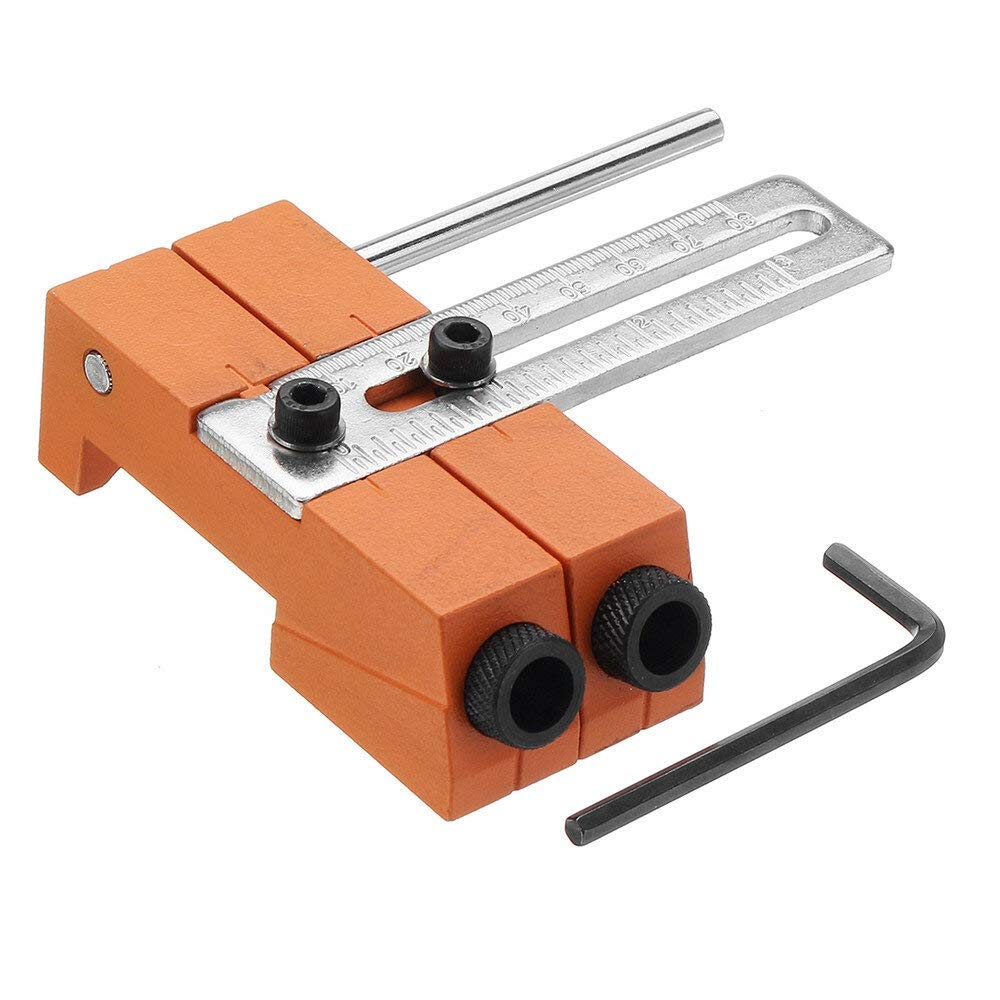 Gabarit trou de poche réglable 9.5mm pour perçage incliné parfait