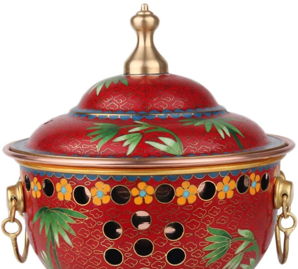 miedziane fondue, Chiński tradycyjny gorący garnek, kociołek mongolski kocioł, czysta miedź chiński elegancki zagęścić