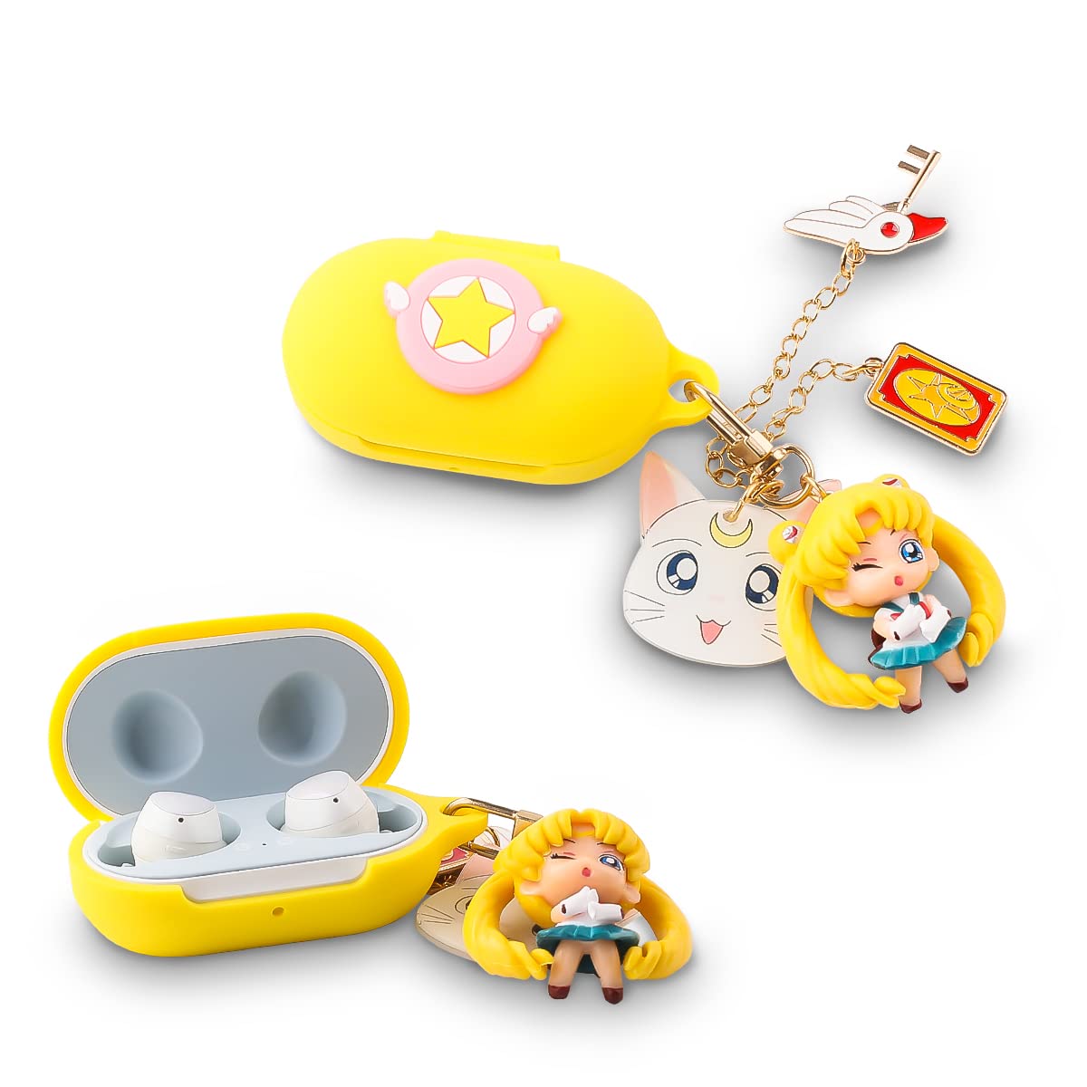 Samsung Galaxy Buds /Plus ソフトシリコンケース Amazon.com: Suublg Case for Galaxy Buds/Buds Plus Earbuds with