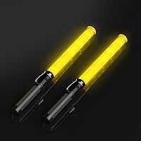 Vista 12 de RoadHero Paquete de 2 varitas de tráfico, bastón de control de tráfico LED de 16 pulgadas, varitas de luz de seguridad con 2 modos intermitentes