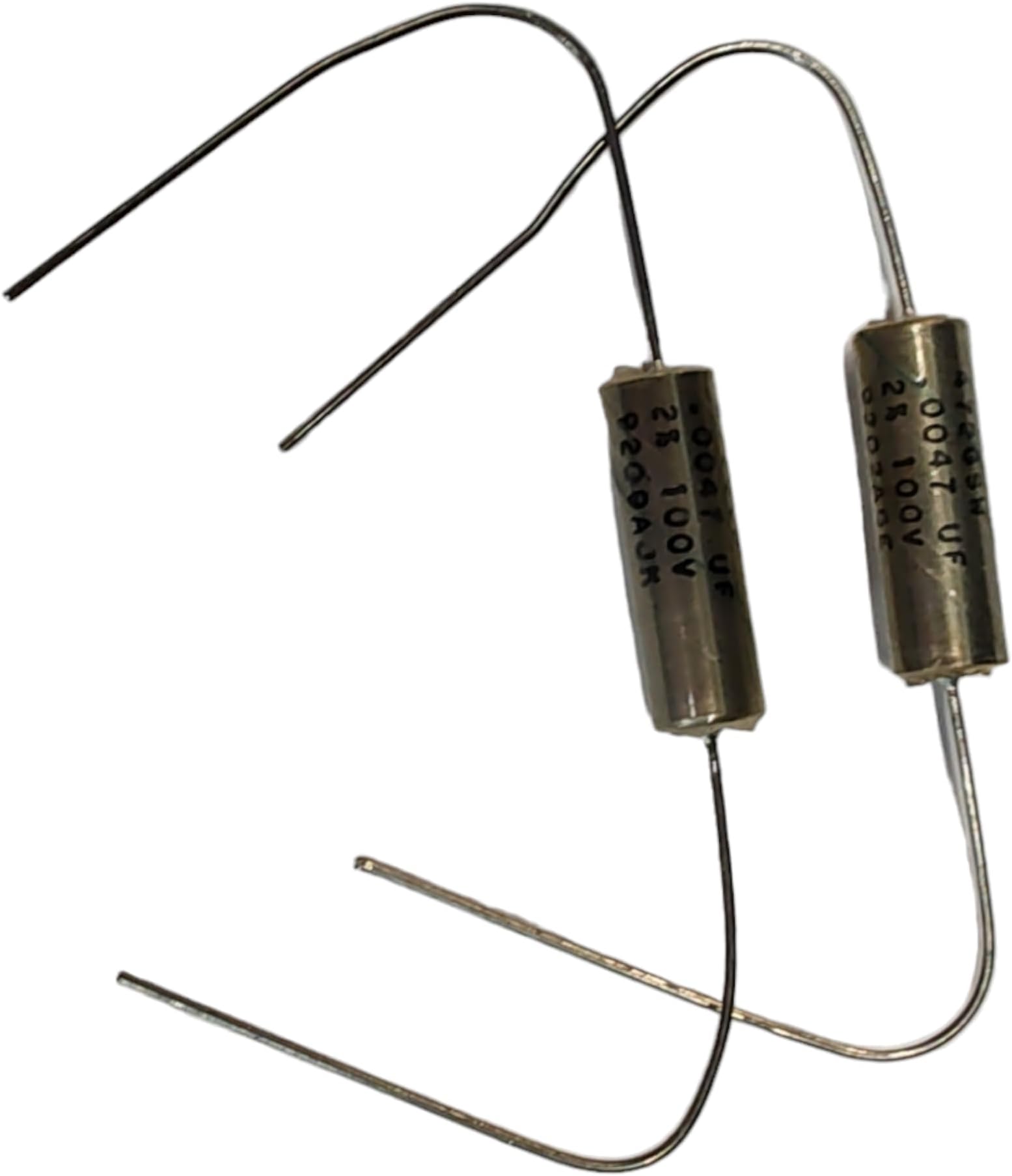 - 2 x New Old Stock .0047uf (4700pf) 100v CRC Paper in Oil Guitar Tone Capacitors for Eldred Mods