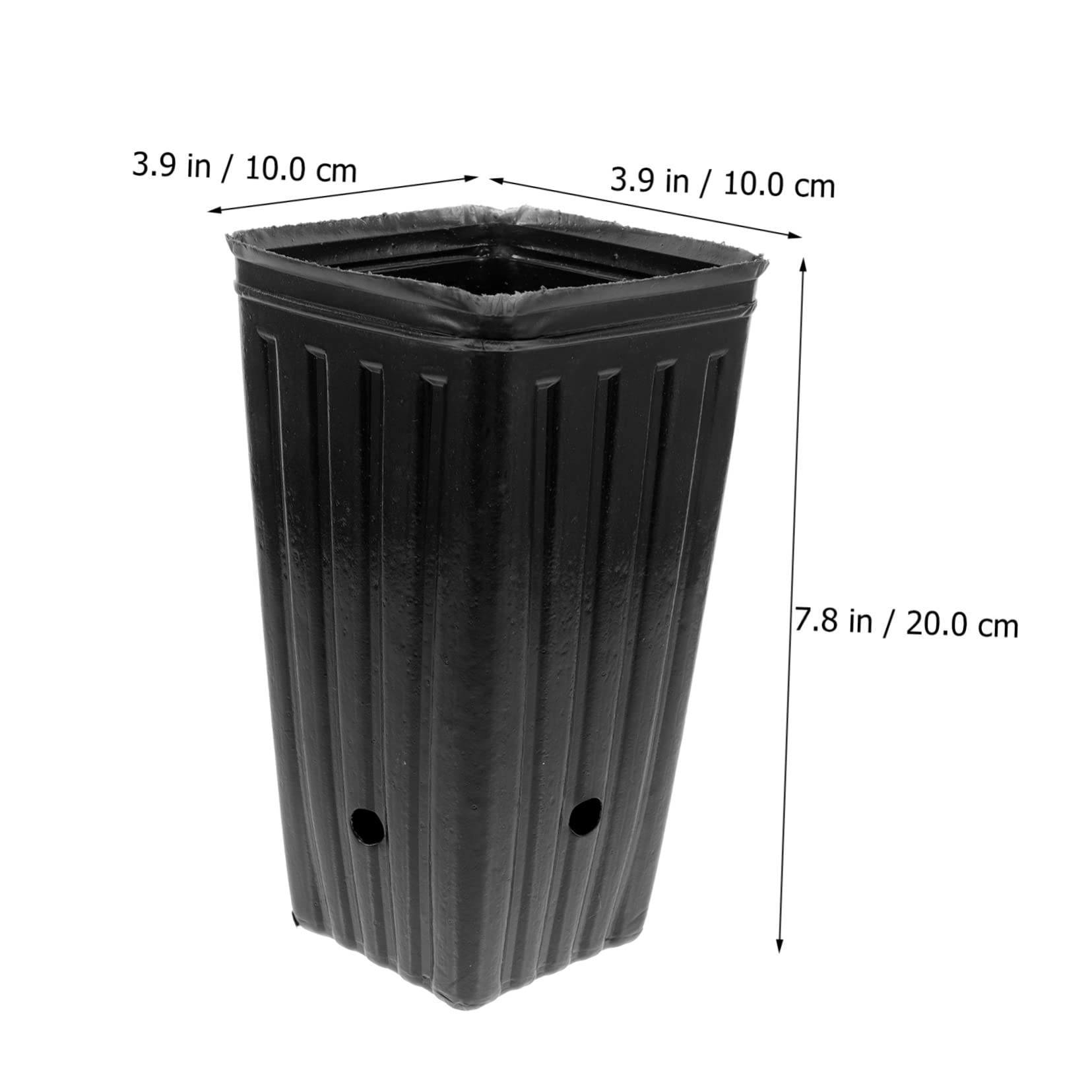 Macetas Exterior Grandes de PP para Plantación Protección de Raíces, 30 Vasos Nutritivos Multiusos Ideales para Cultivo de Plantas y Plántulas