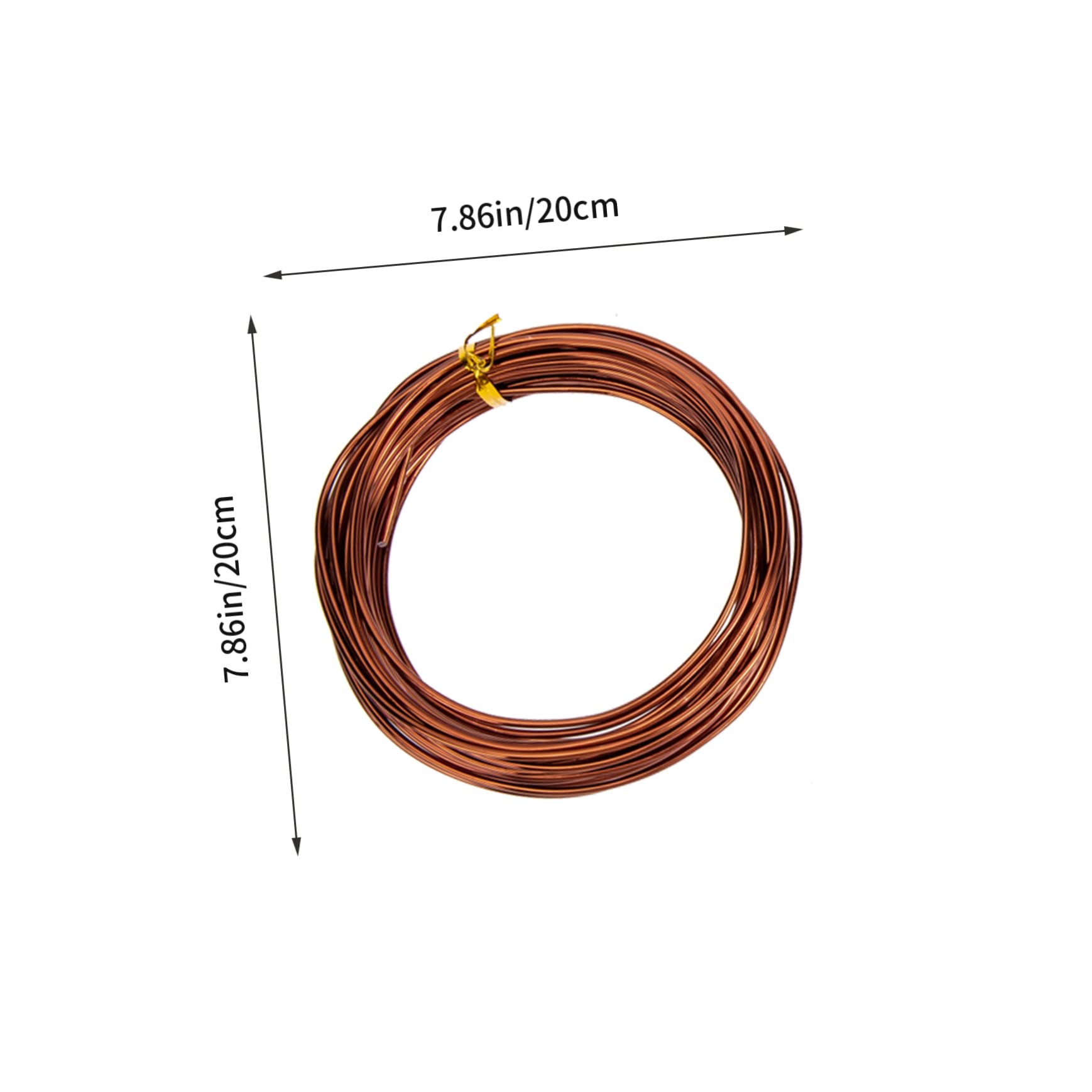 Outanaya 5Rolls Aluminum Bonsai Wires Practical Training Wire for Gardening Easy to Bend Resistant for Plant Support and DIY Craft Projects