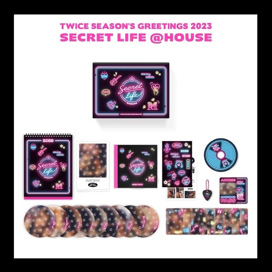 Amazon.com : TWICE SEASON'S GREETINGS 2023 SECRET LIFE