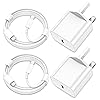 iPhone 17 16 Charger, [MFi Certified] 2Pack 20W PD USB C Charger Plug with 2M Fast USB C to C Cable for iPhone 17/17Pro/17Pro Max/17 Air/16/16 Pro/16 Pro Max/16 Plus/15/15 Pro/15 Pro Max/15 Plus