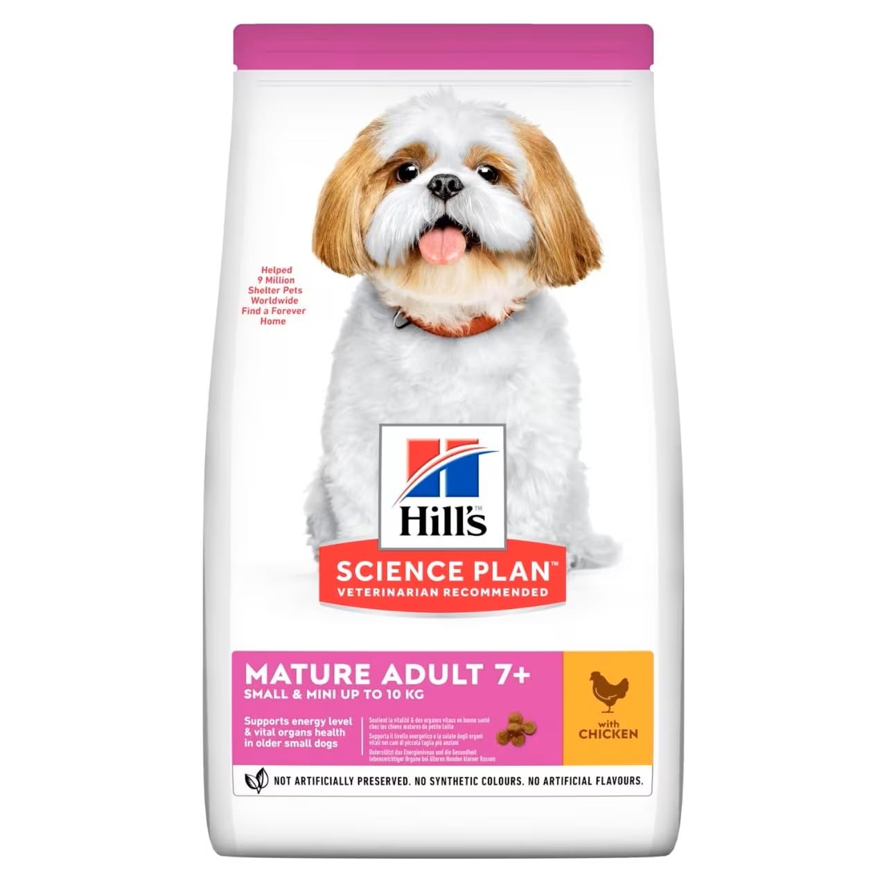 Hill's Small and Miniature Mature Adult Dog Food 3 kg Pack of 1 x 3 kg