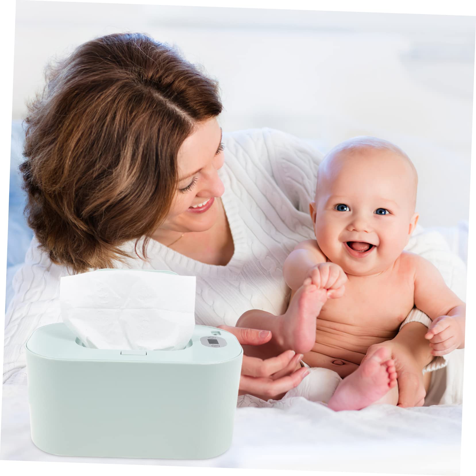 Garneck Portable Tissue Heater Wipes Warmer Dispenser Diaper Wipe Warmer Travel