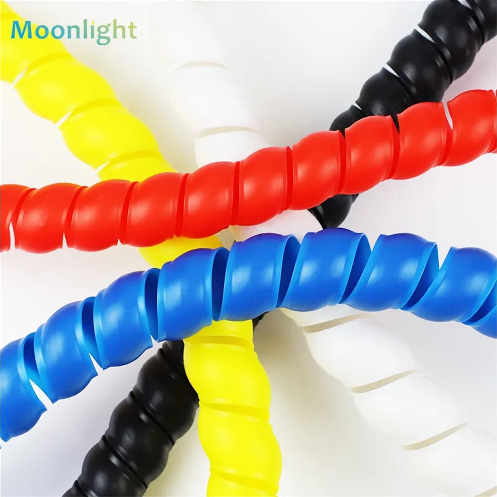 Organizador de Cables Organizador de Cables 1, 2 y 5 Metros, 8 mm 10, protección tuberías, Envoltura Flexible en Espiral, Protector Cubierta de Gestión de Cables(Black,ID 45mm,2 Meters)