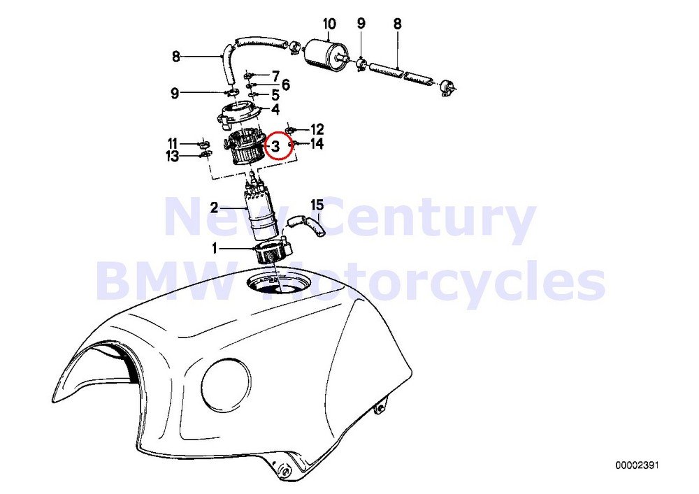 Buy BMW Genuine Motorcycle Fuel Pump/Fuel Filter Vibration Damper K100
