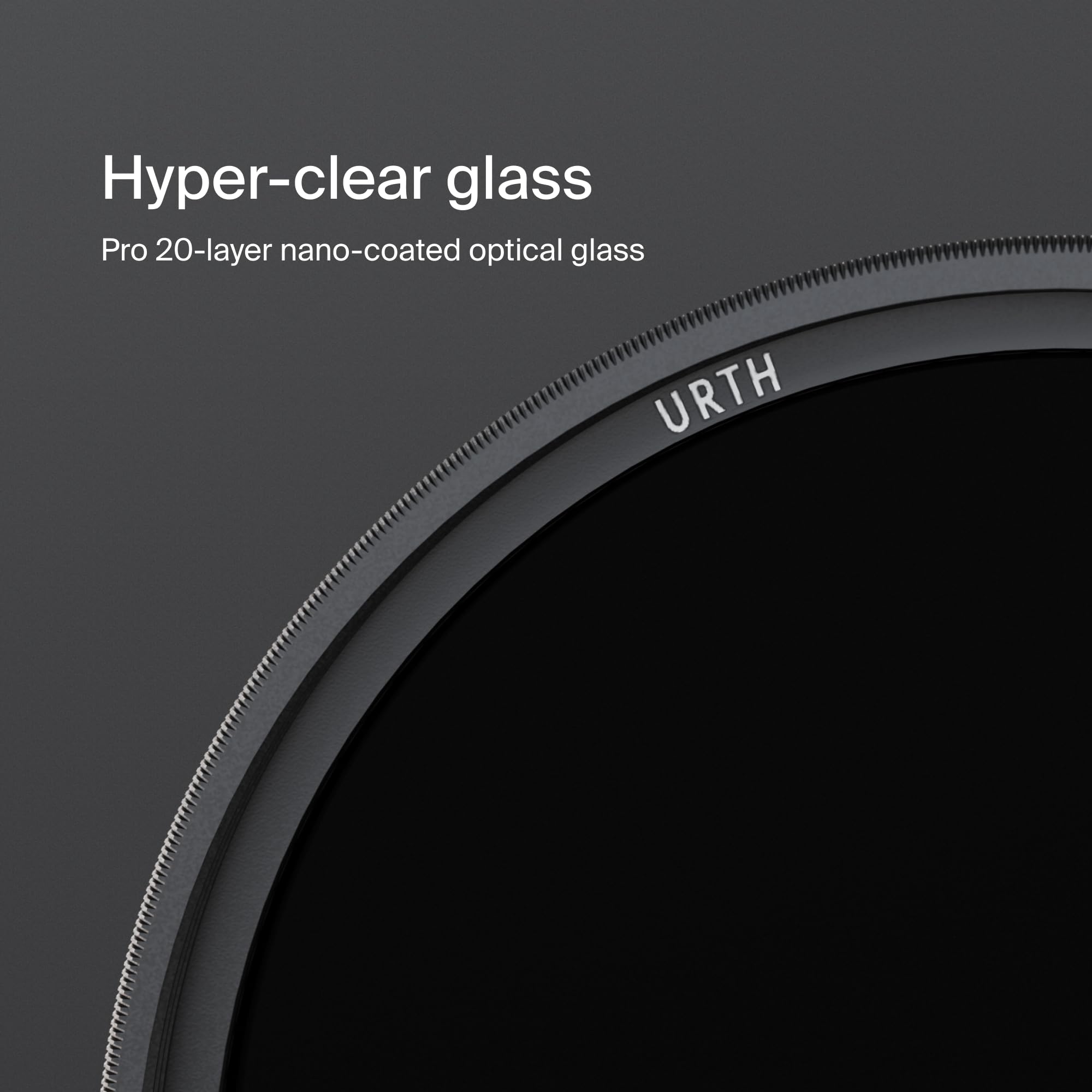 Urth 52 mm Filtro ND64 (6 Stop) per Obiettivo (Plus) - Nano Rivestimento 20 Strati, Filtro per Fotocamera in Vetro Ottico HD, Densità Neutra per Fotocamera