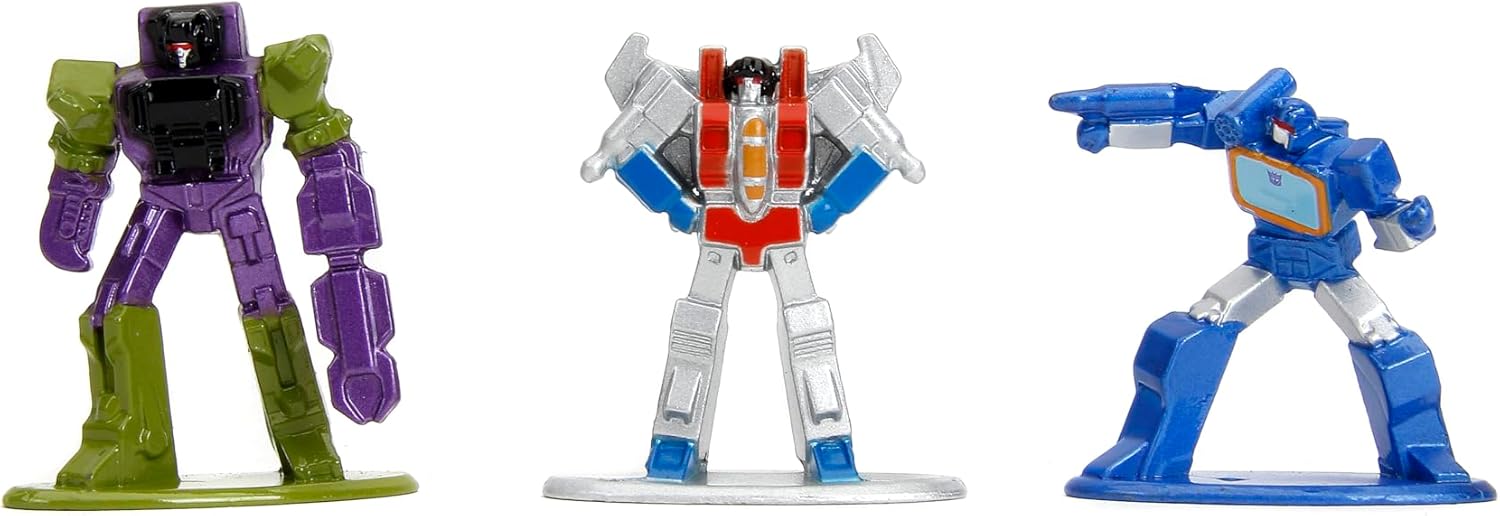Transformers 1.65" 18-Pack Wave 3 Die-Cast Figures Nano Metalfigs, Toys for Kids and Adults