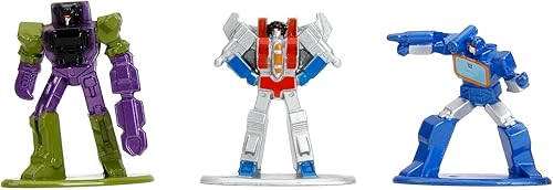 Miniatura 7 de Transformers - Juego de 18 figuras Wave 3 de 1.65 pulgadas fundidas a presión Nano Metalfigs, juguetes para niños y adultos