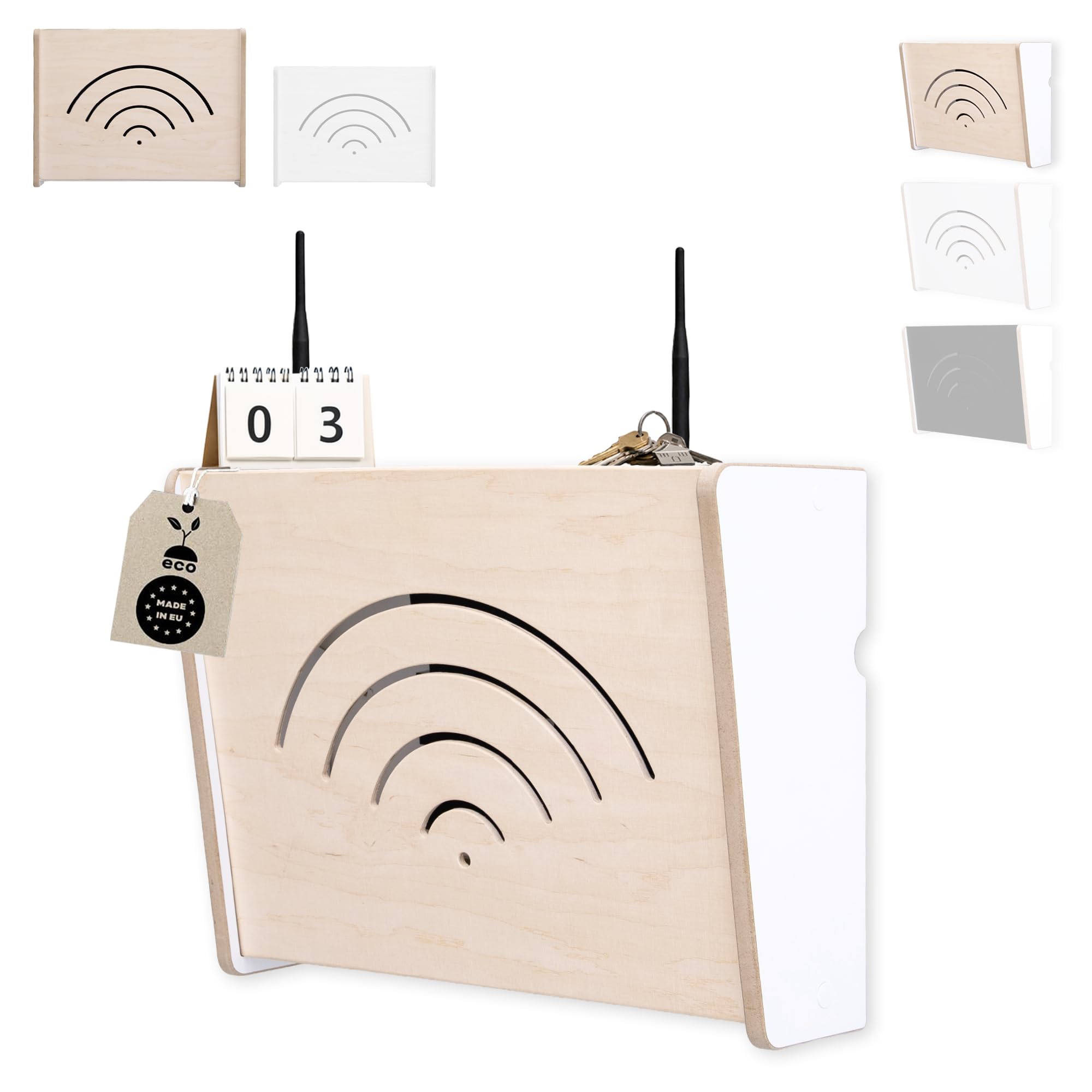 OHANA Router Cabinet – Router Storage Box – WiFi Shelf – Router Hide – Wall Box