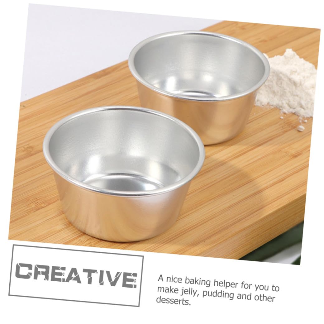 Amosfun 18 Piezas tazas de budín antiadherentes molde muffins molde para tartas tazas de aluminio para hornear latas de tarta sarten parrilla moldes para hacer gelatina taza de muffins