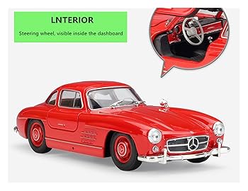 旧バンダイ【メルセデス ベンツ300SLガルウイング小サイズ橙】ブリキtin箱無 Amazon.co.jp: 1 24 メルセデスベンツ 300SL 塗​​装済み合金製車