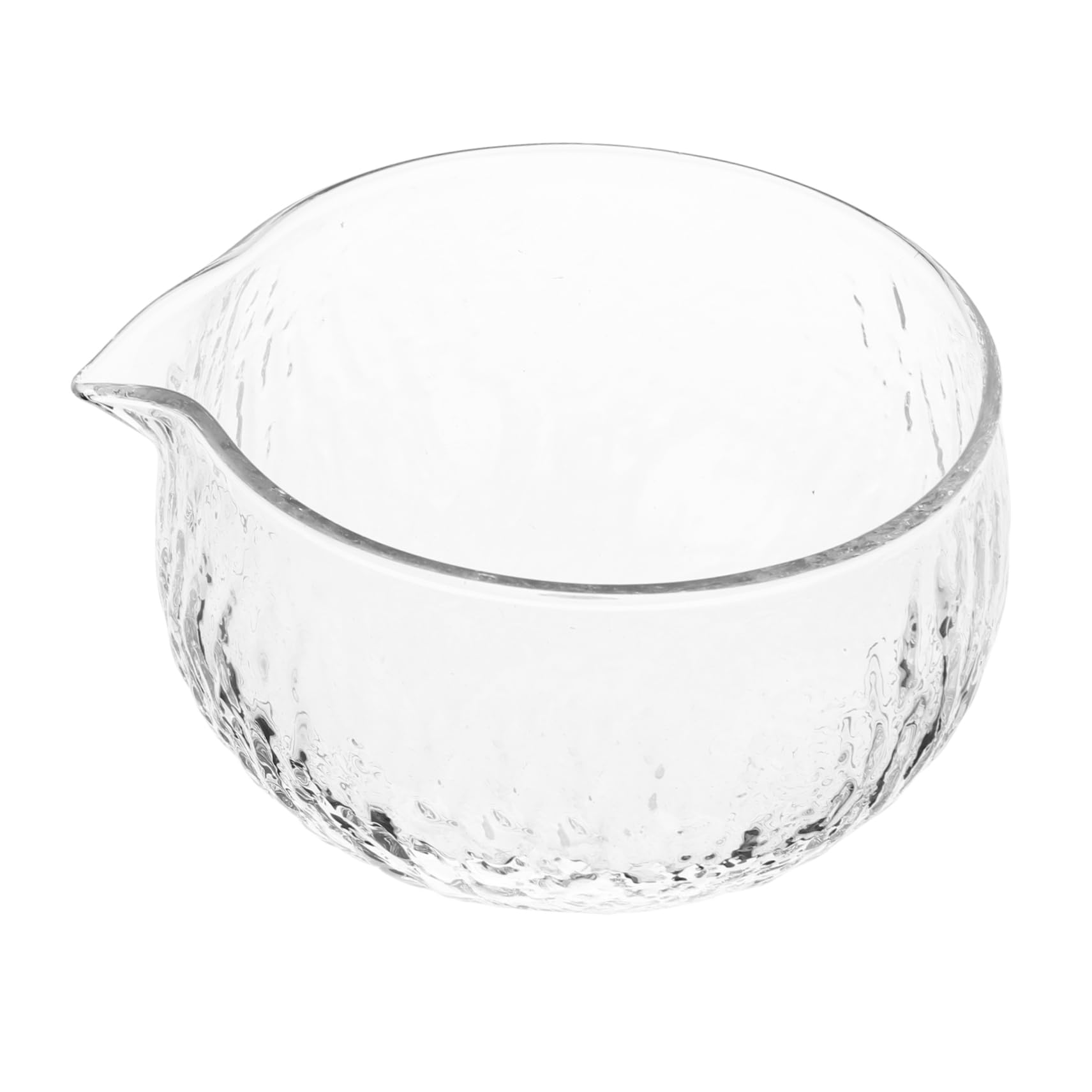 Cabilock Japanese Matcha Bowl with Spout Elegant Glass Tea Bowl for Easy Pouring for Flower and Fruit Tea Brewing Traditional Design for Daily Use