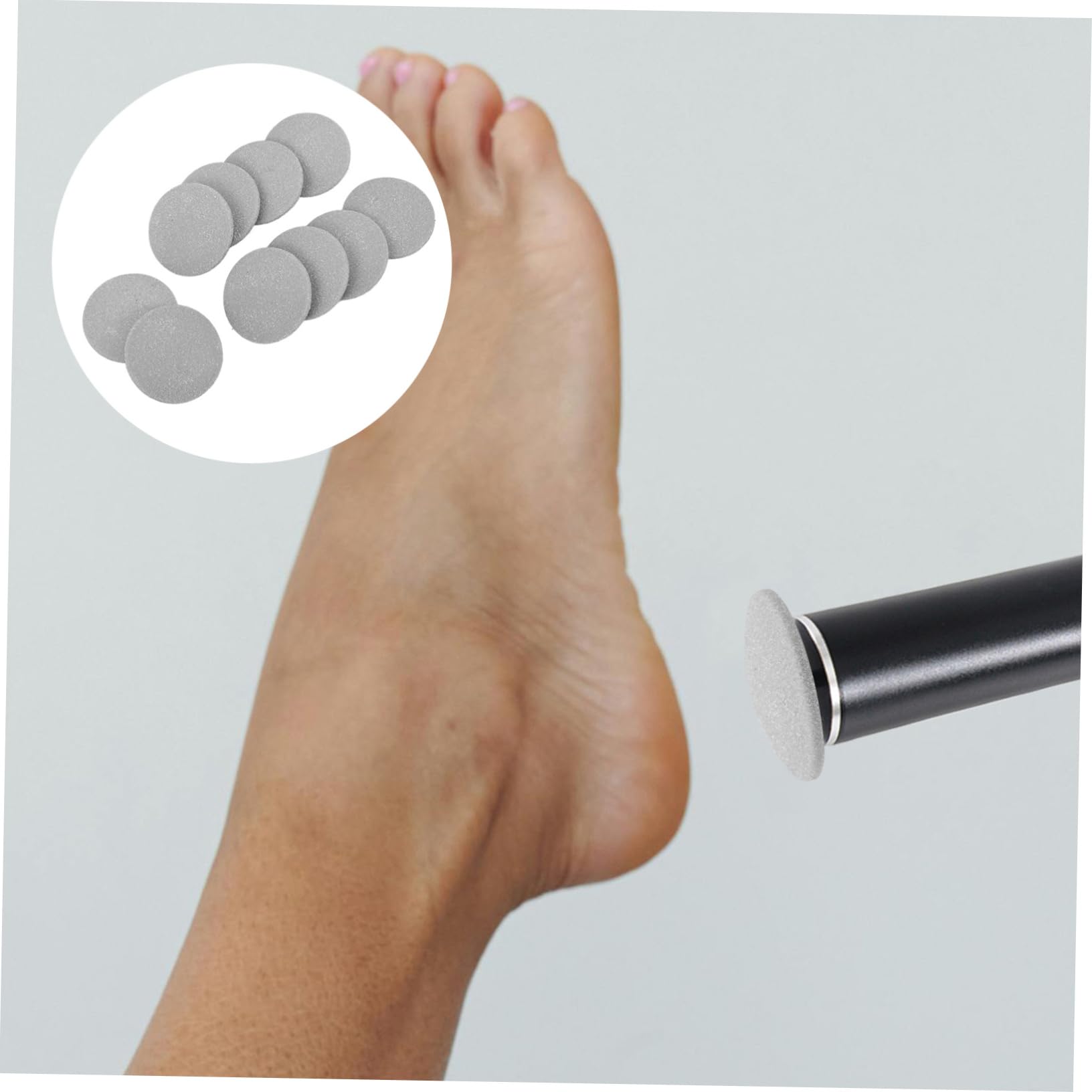 Healvian 5 Set Di Lime Per Piedi Elettriche Ricambio Grossolano Per Unghie Manicure Raschietto Per La Rimozione Dei Piedi 10 Pezzi*5