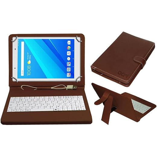 ACM USB Keyboard Case for Lenovo Tab 4 8 - Brown