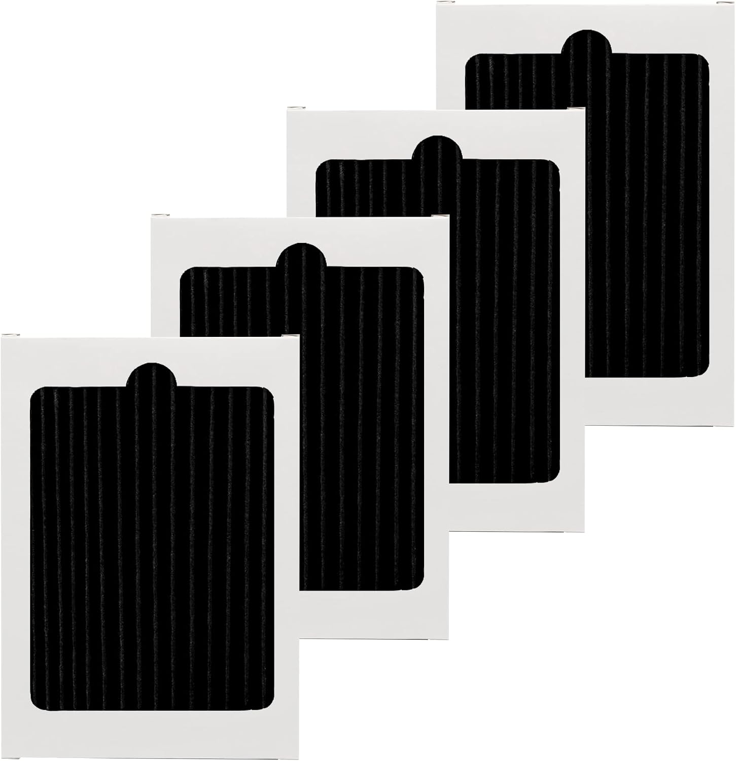 Activated Carbon Filters Compatible with Frigidaire PAULTRA Pure Air Ultra and Electrolux EAFCBF - Refrigerator Air Filter Replacement for Frigidaire Air Filter and Electrolux Refrigerator Filter 242047801 242047804 242047801 242047804 241754001 SCPUREAIR4PK - Pack of 4
