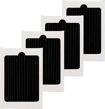 Omaeon Refrigerator Filters Compatible with 242047804 Frigidaire AIR Filter - PureAir Ultra, EAFCBF and Electrolux Air Filter Replacement - Electrolux Refrigerators - 242061001, 241754001-4 pc