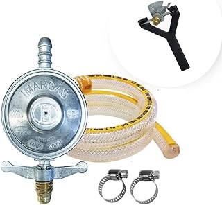 Registro De Gás Cozinha Regulador Botijão Com Mangueira Kit Instalação Glp Completo MAIS Chave Remove Gás - TBS