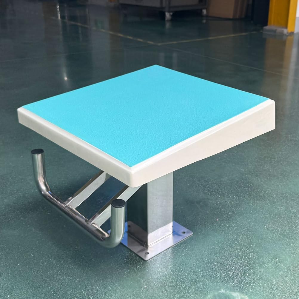 Heavy Duty 304 Stainless Steel Diving Platform, Non-Slip Diving Board for Pools, Inclined Training & Competition Countertop, Supports 600 Lbs/280kg