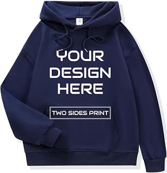 Custom Hoodie Design Your Own, Cotton Customized Sweatshirts Personalized Hoodie for Men/Women as Gifts